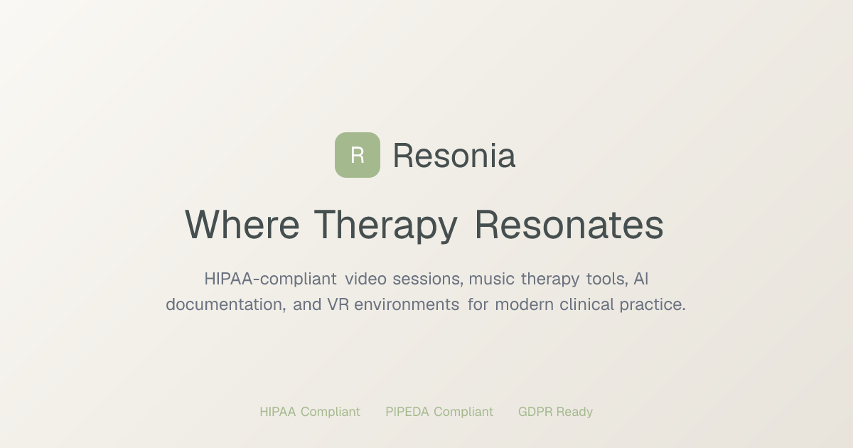 About Us — Our Mission to Transform Therapy Through Technology | Resonia